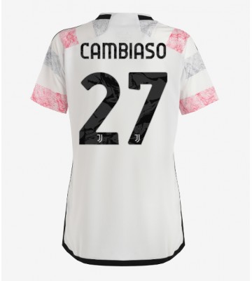 Juventus Andrea Cambiaso #27 Replika Udebanetrøje Dame 2023-24 Kortærmet